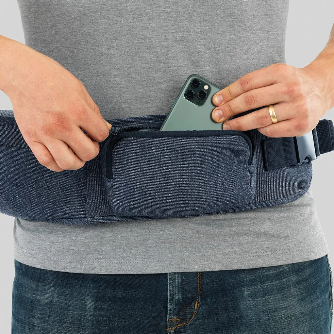 Chicco SideKick Hip Seat Carrier - Denim
