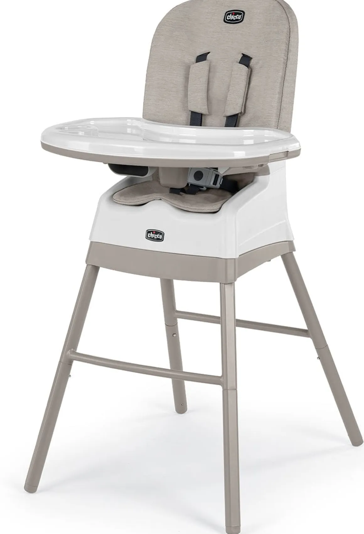 Chicco Stack Hi-Lo 6-in-1 Multi-Use High Chair - Sand