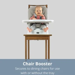 Chicco Stack Hi-Lo 6-in-1 Multi-Use High Chair - Tide