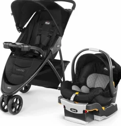 Chicco Viaro Travel System - Black