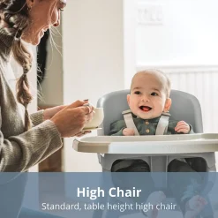 Chicco Zest 4-in-1 Folding High Chair - Seasalt