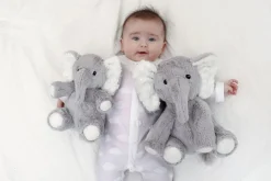 Cloud b Elliot Elephant White Noise Plush