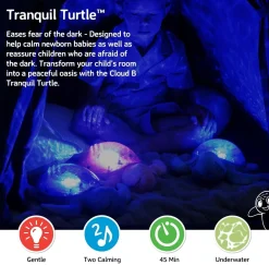 Cloud b Ocean Projector Nightlight Tranquil Turtle - Aqua