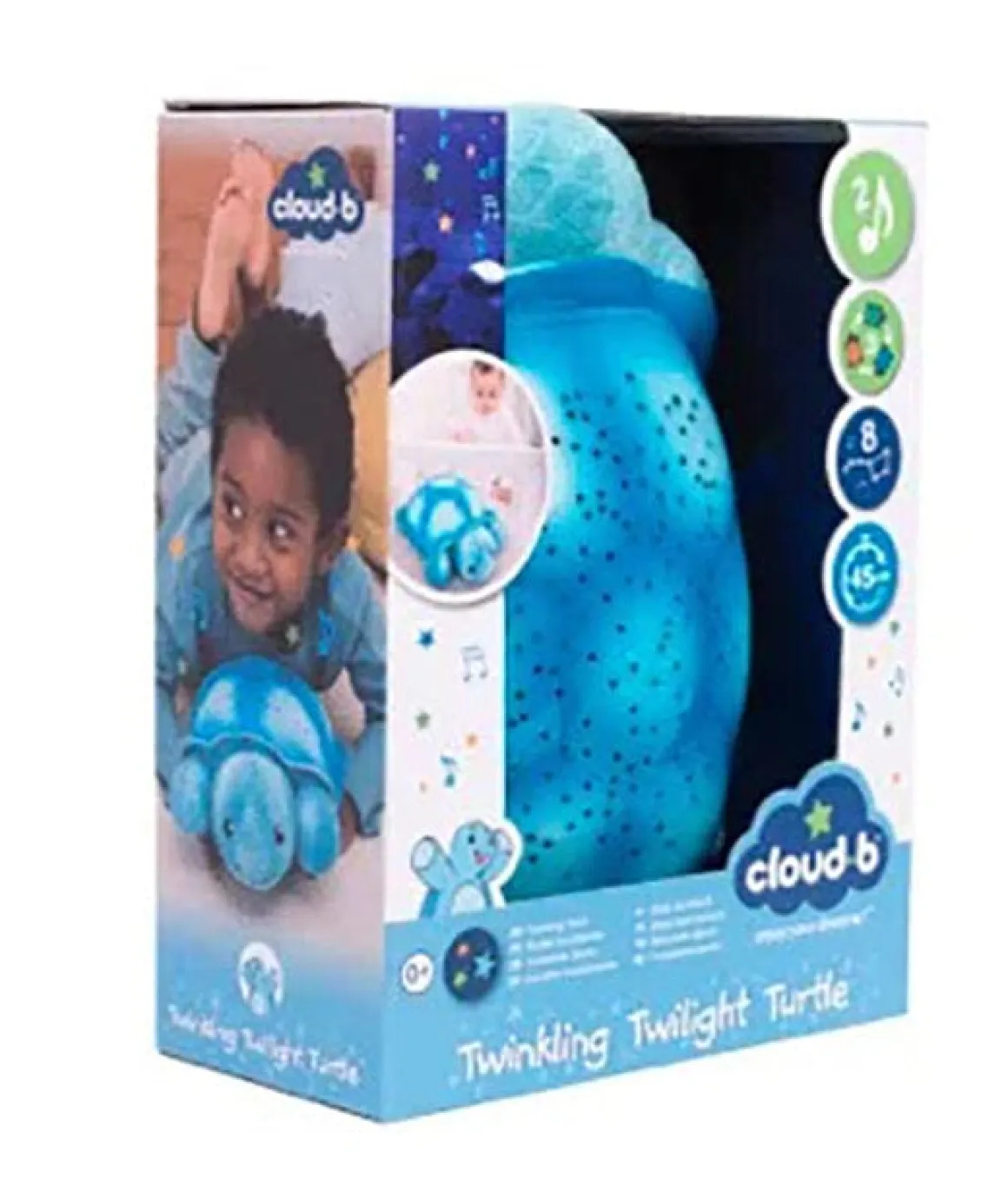 Cloud b Twinkling Twilight Turtle - Aqua