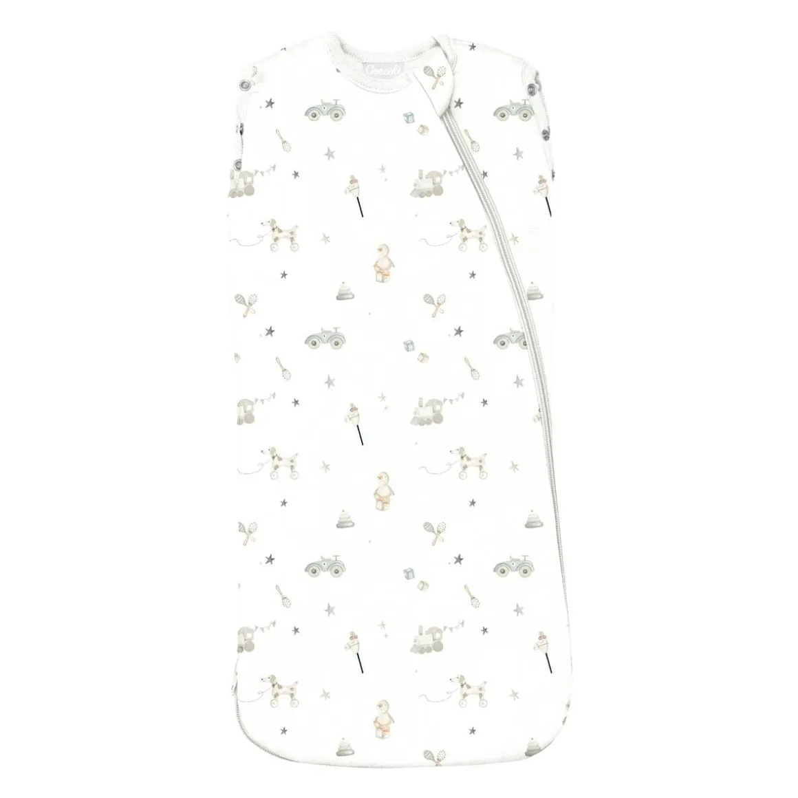 Coccoli Modal 1.5 TOG Swaddle Sleepsack - Toys on Cream - N