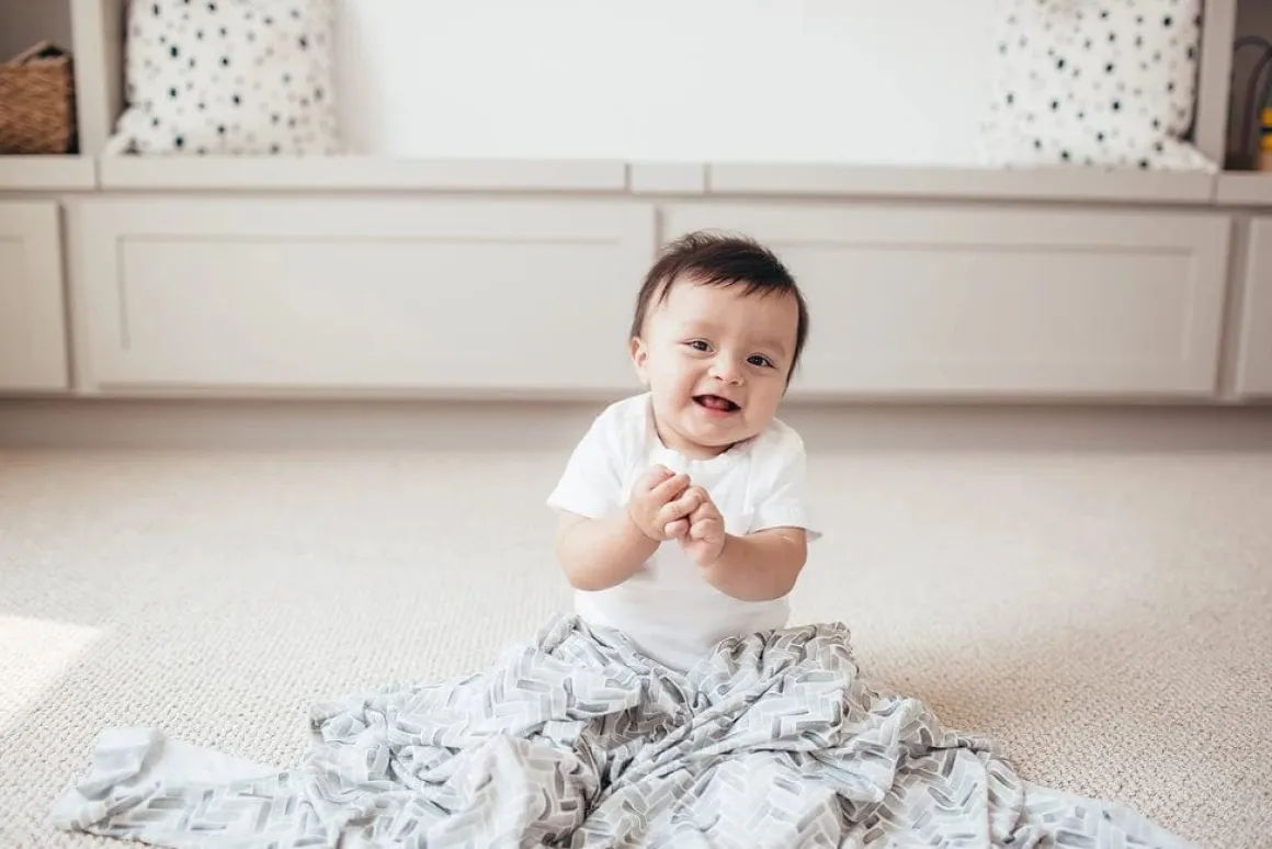Copper Pearl Knit Swaddle Blanket - Alta