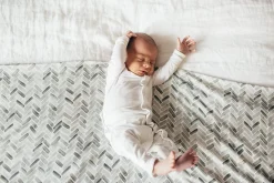 Copper Pearl Knit Swaddle Blanket - Alta