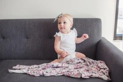 Copper Pearl Knit Swaddle Blanket - Morgan