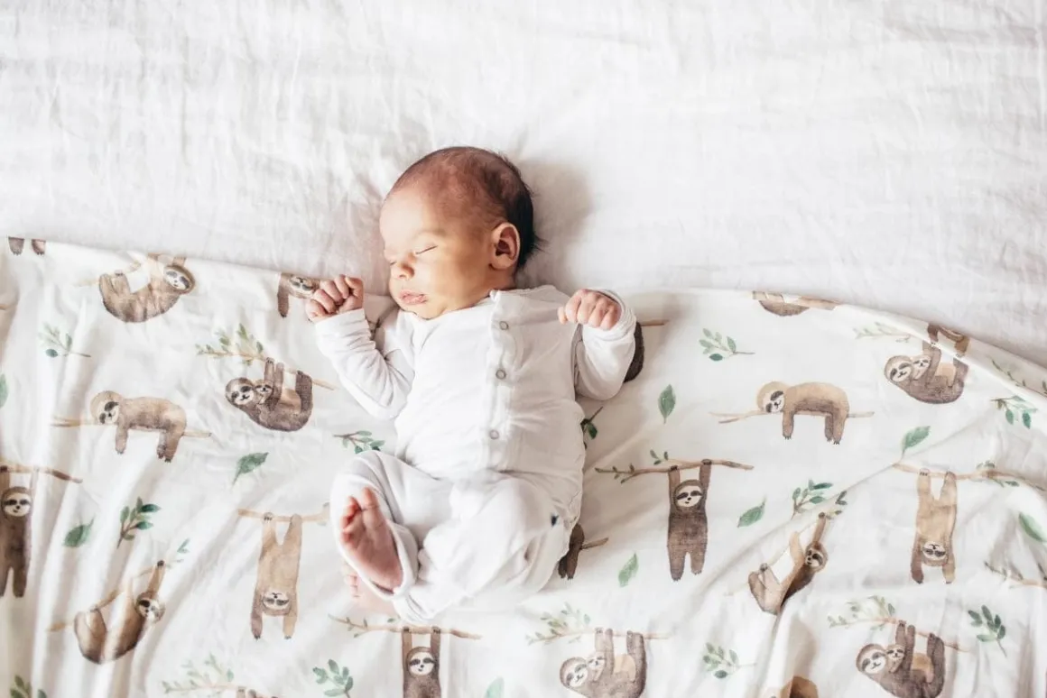 Copper Pearl Knit Swaddle Blanket - Noah