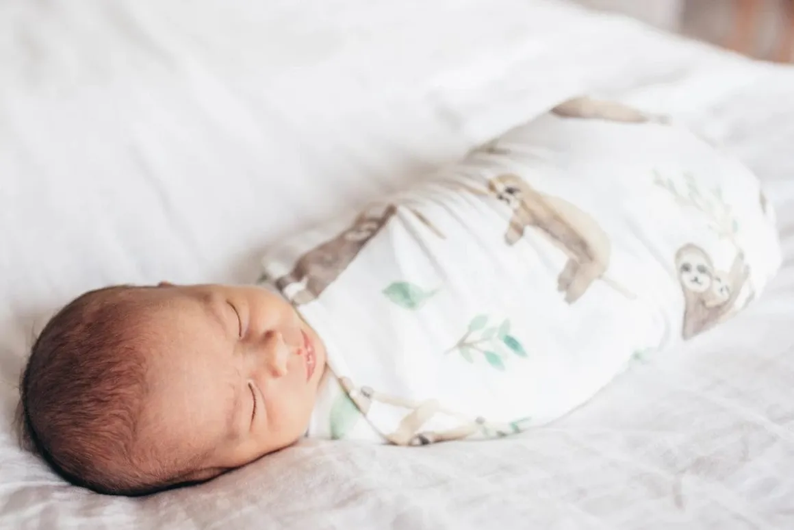 Copper Pearl Knit Swaddle Blanket - Noah