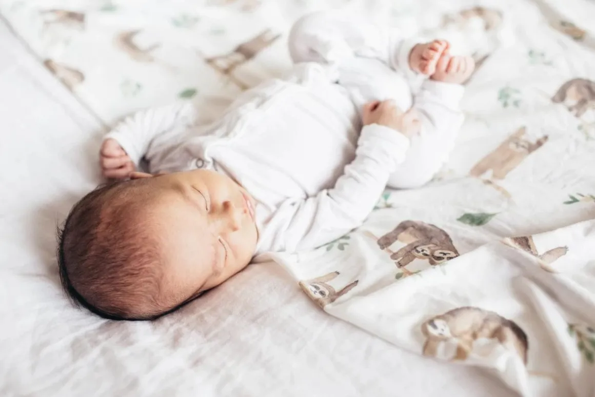 Copper Pearl Knit Swaddle Blanket - Noah