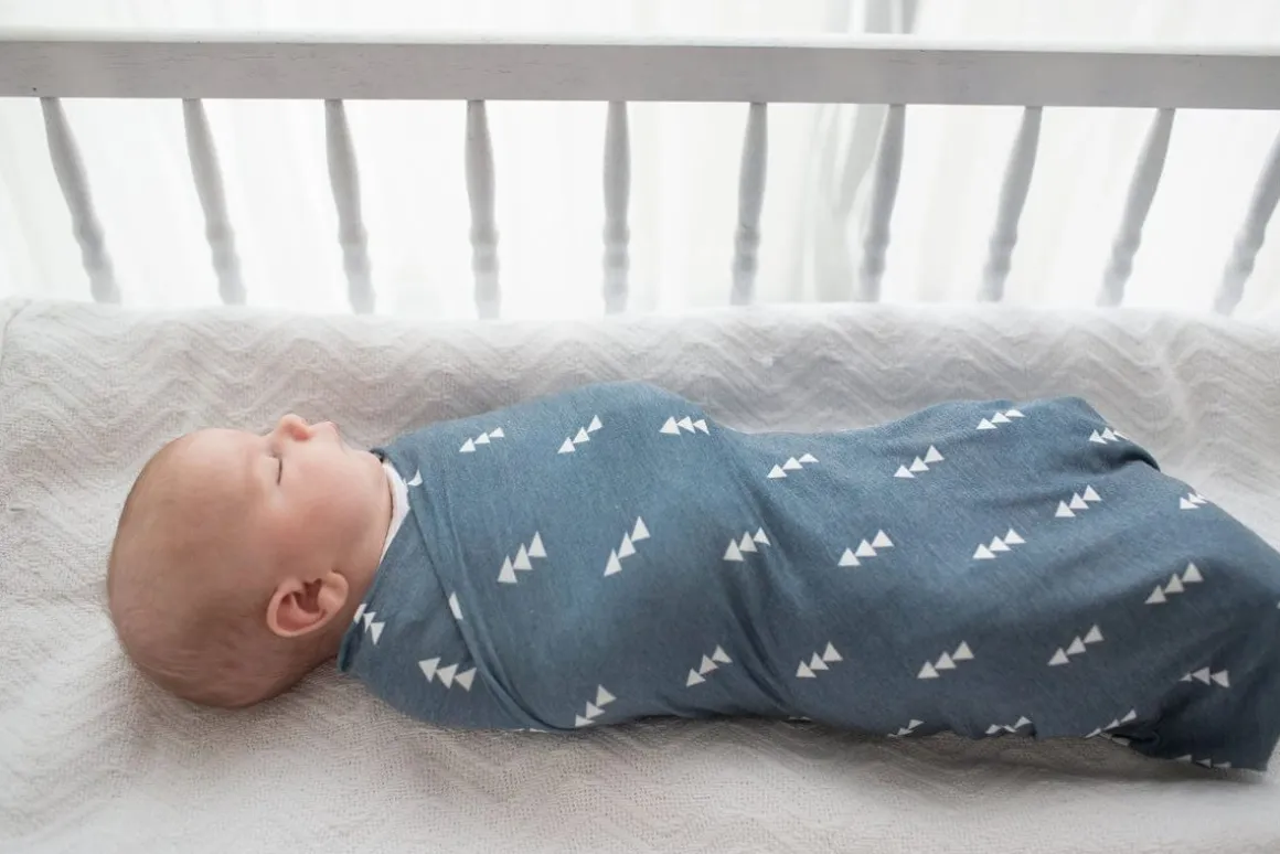 Copper Pearl Knit Swaddle Blanket - North