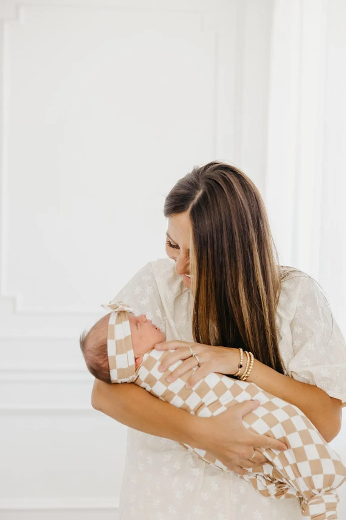 Copper Pearl Knit Swaddle Blanket - Rad
