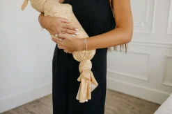 Copper Pearl Knit Swaddle Blanket - Vance
