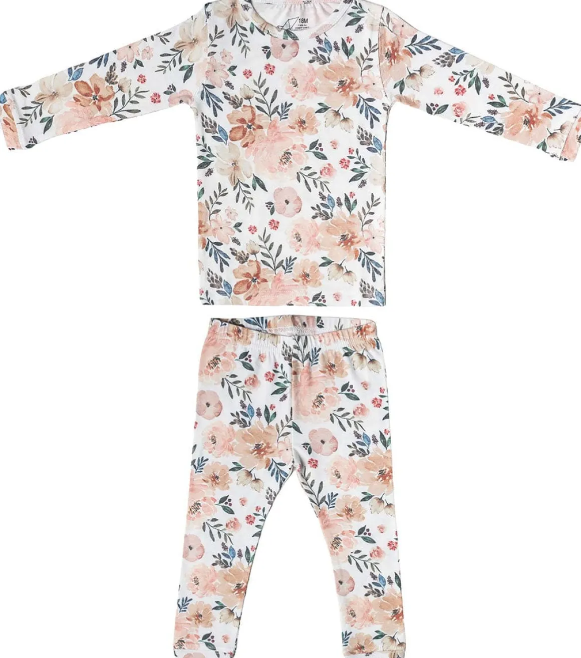 Copper Pearl 2 Piece Long Sleeve Pajamas - Autumn, 18M