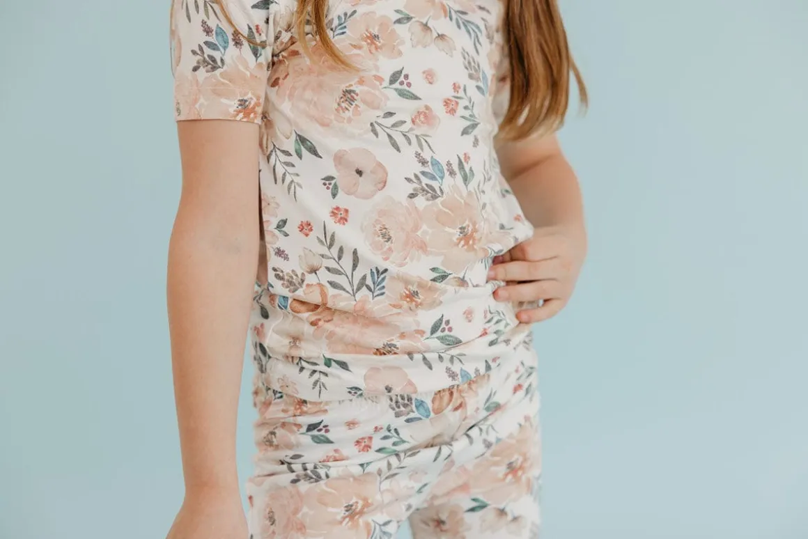 Copper Pearl 2 Piece Short Sleeve Pajamas - Autumn, 12M
