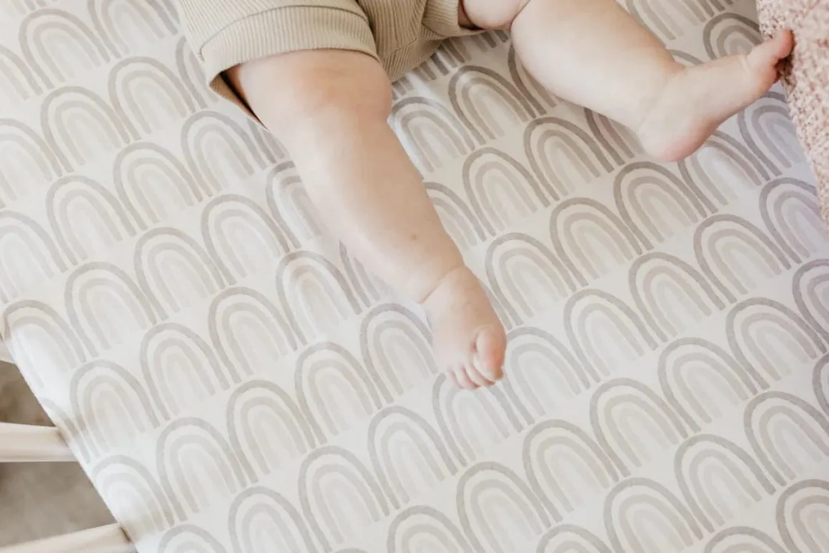 Copper Pearl Premium Fitted Crib Sheet - Bliss