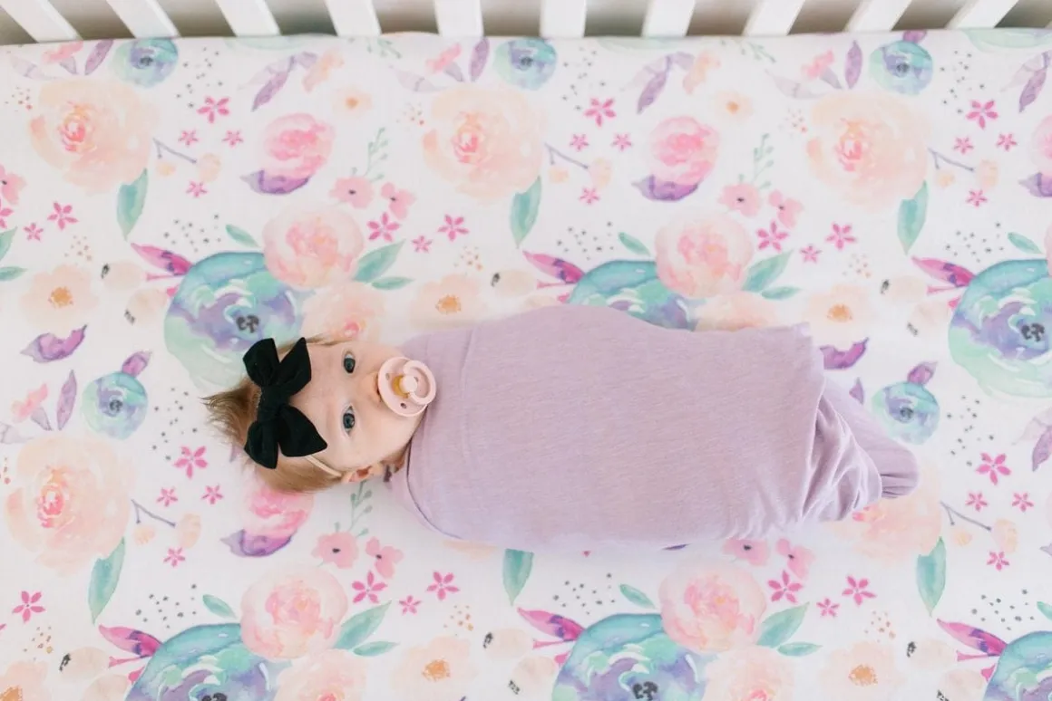 Copper Pearl Premium Fitted Crib Sheet - Bloom