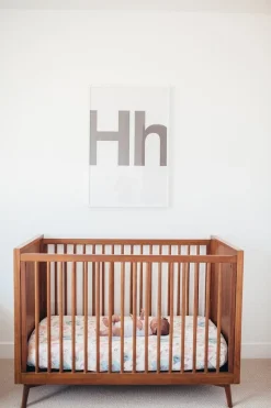 Copper Pearl Premium Fitted Crib Sheet - Bloom