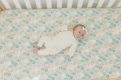 Copper Pearl Premium Fitted Crib Sheet - Clara
