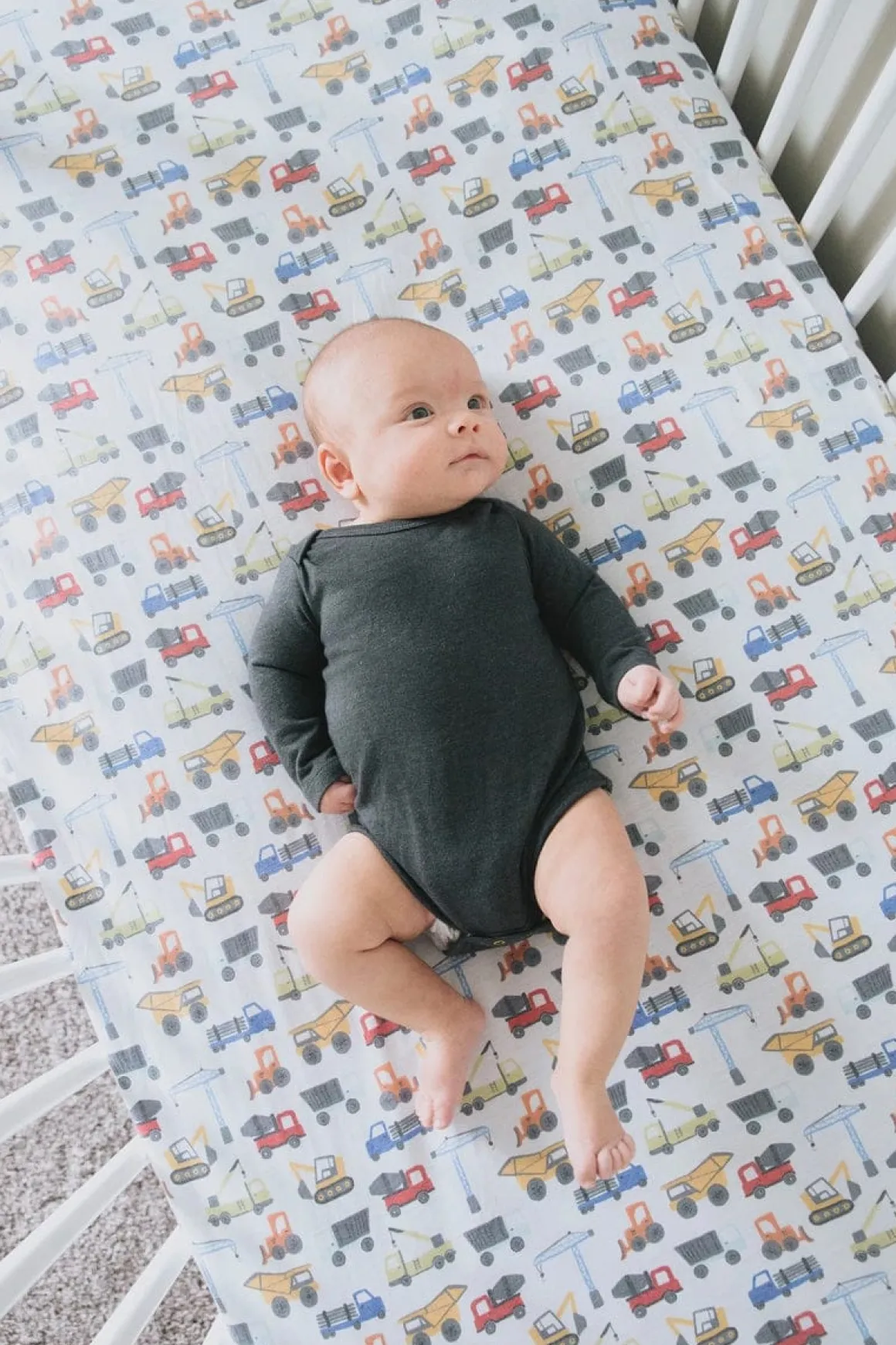 Copper Pearl Premium Fitted Crib Sheet - Diesel