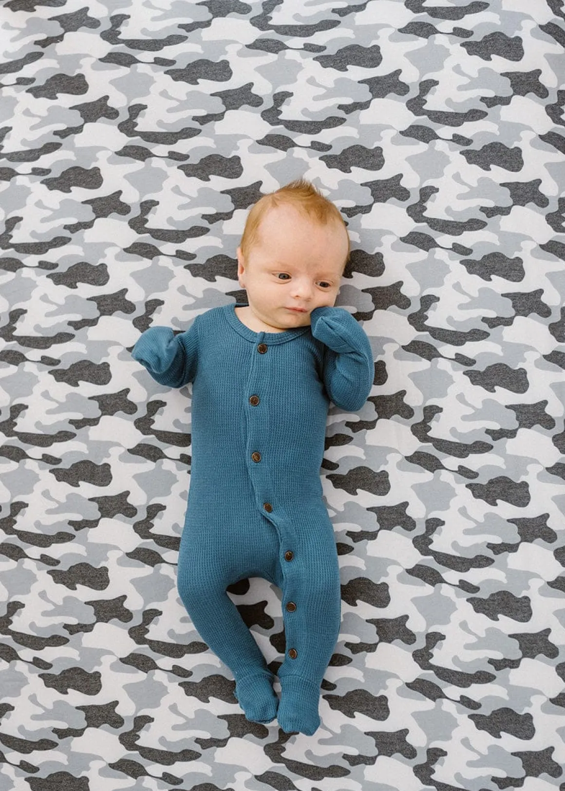 Copper Pearl Premium Fitted Crib Sheet - Gunnar