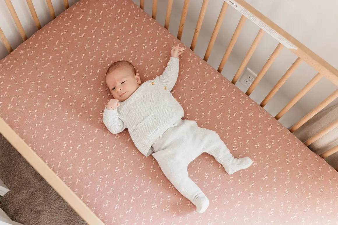 Copper Pearl Premium Fitted Crib Sheet - Rocky