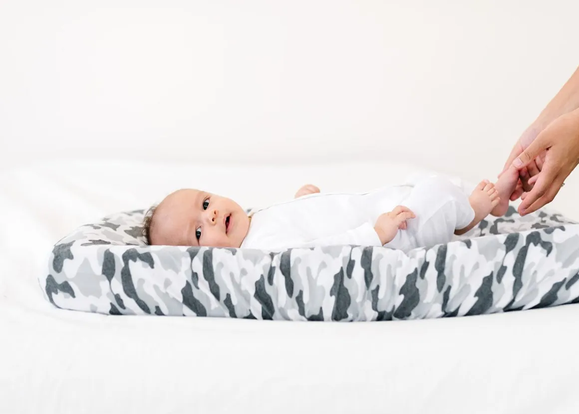 Copper Pearl Premium Knit Diaper Changing Pad Cover - Gunnar