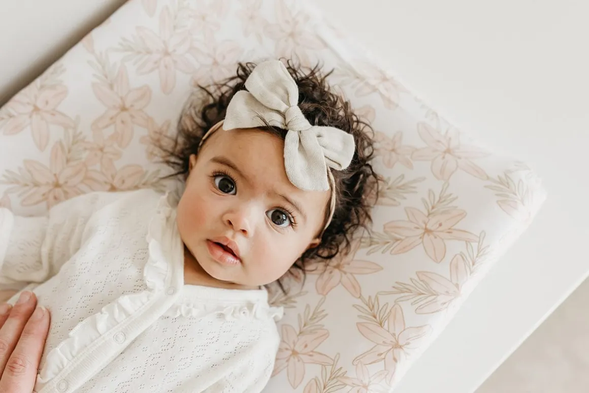 Copper Pearl Premium Knit Diaper Changing Pad Cover - Kiana