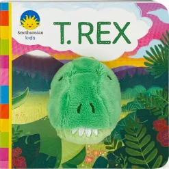 Cottage Door Press Smithsonian Kids T.Rex Finger Puppet Board Book