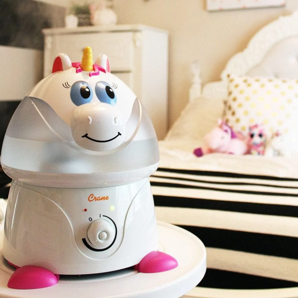 Crane Adorable Ultrasonic Cool Mist Humidifier - Unicorn