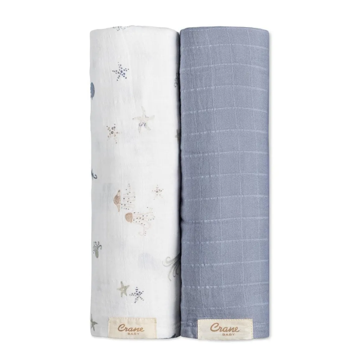Crane Baby Cove 3-pc. Swaddle Set - Sea Life
