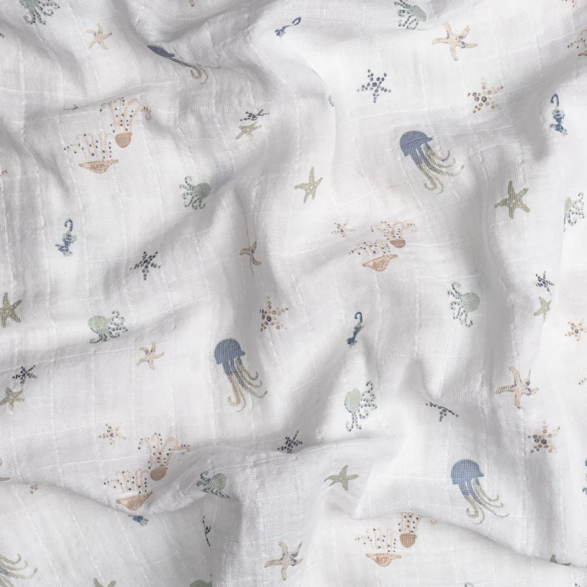 Crane Baby Cove 3-pc. Swaddle Set - Sea Life