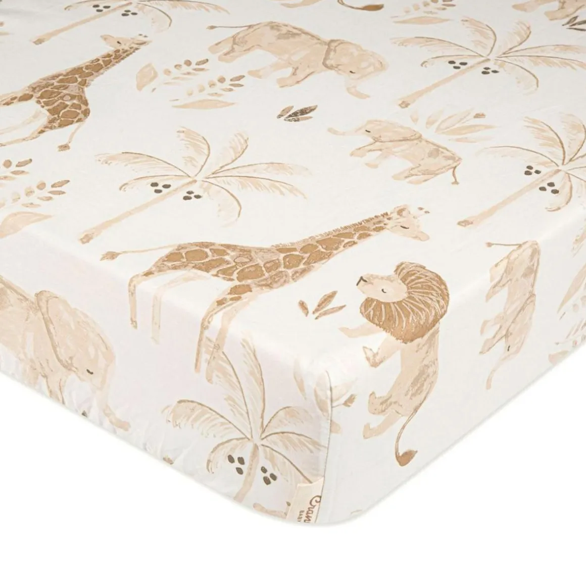 Crane Baby Kendi Crib Sheet - Animal