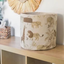 Crane Baby Kendi Safari Storage Bin