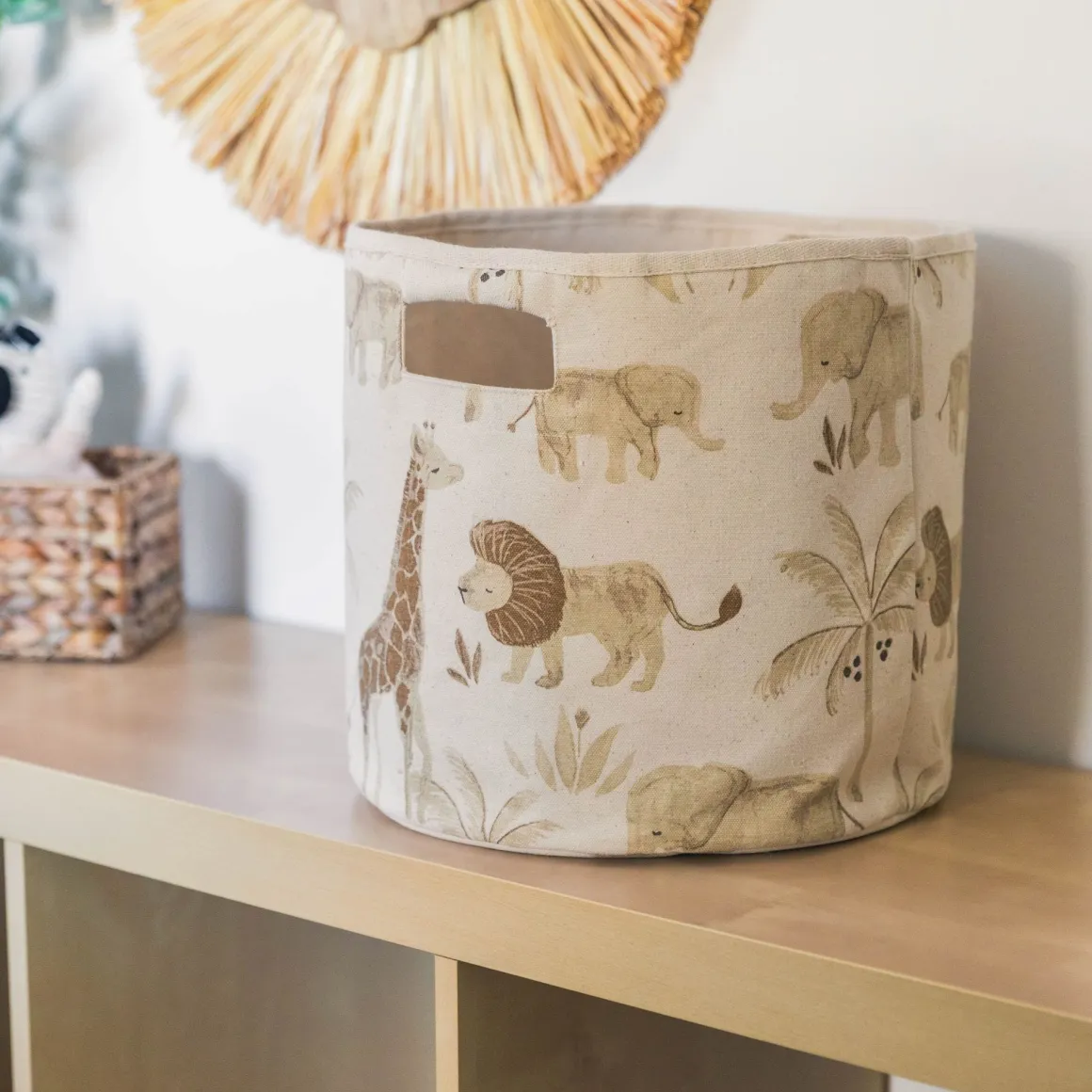 Crane Baby Kendi Safari Storage Bin