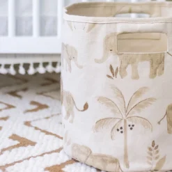 Crane Baby Kendi Safari Storage Bin
