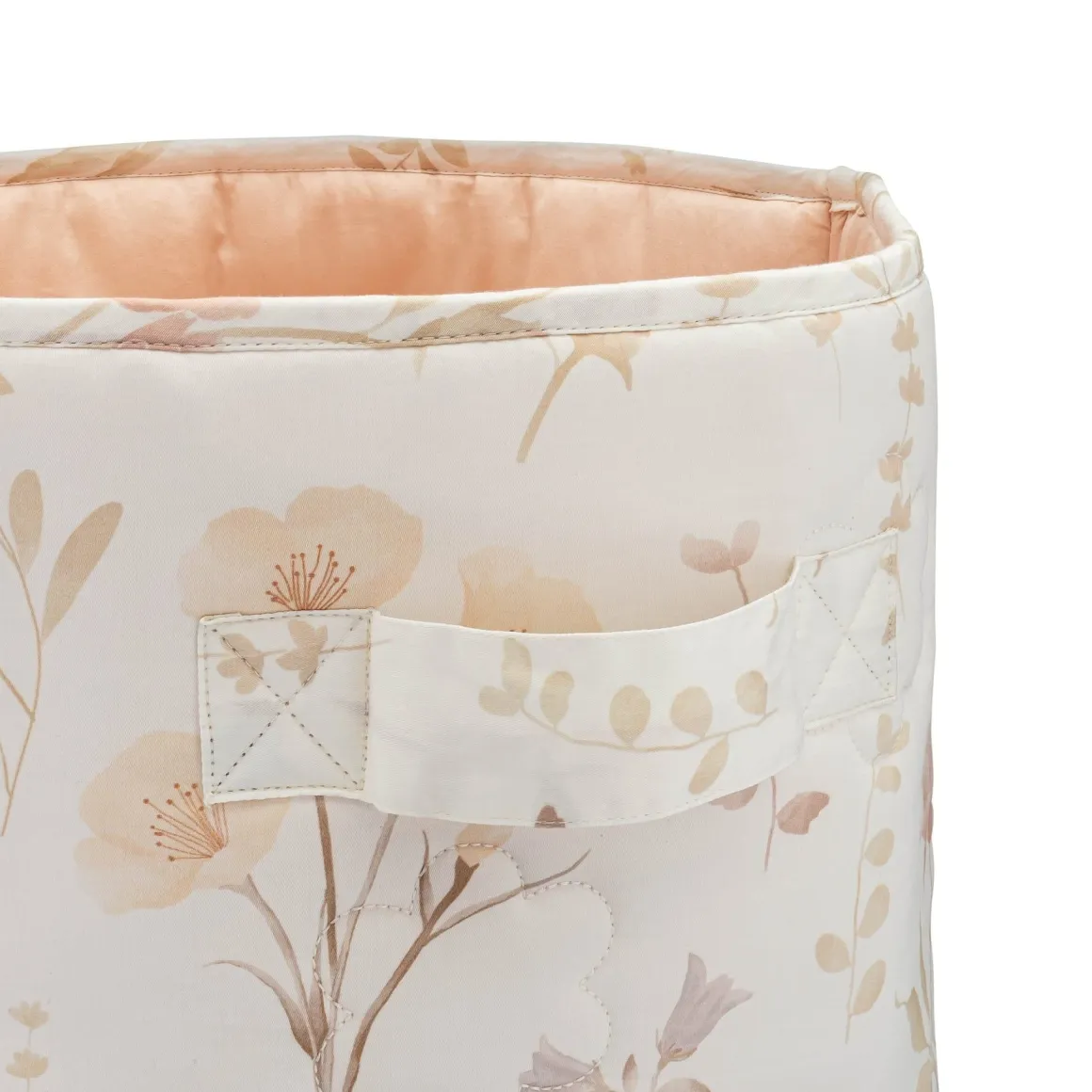 Crane Baby Violet Quilted Nursery Storage Bin