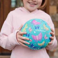 Crocodile Creek 5" Playground Ball - Butterfly Rainbow