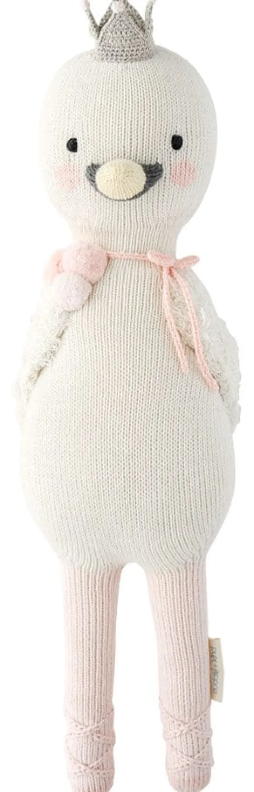 Cuddle+Kind Hand Knit Doll - Mini Harlow the Swan, 13"