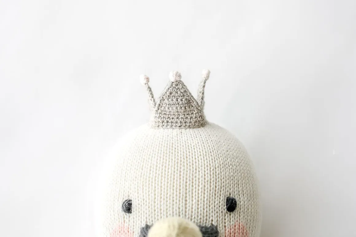 Cuddle+Kind Hand Knit Doll - Mini Harlow the Swan, 13"