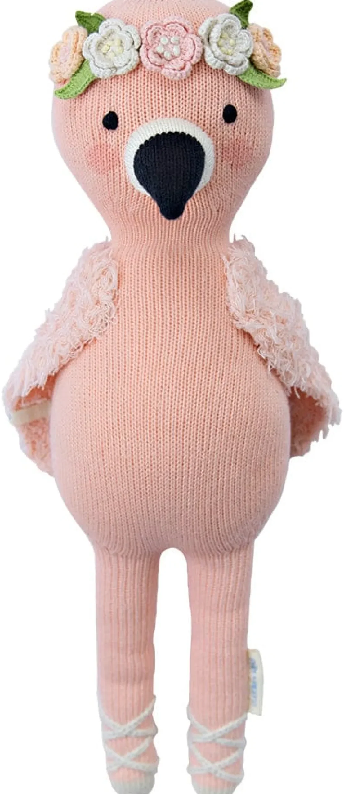 Cuddle+Kind Hand Knit Doll - Mini Penelope the Flamingo, 13"