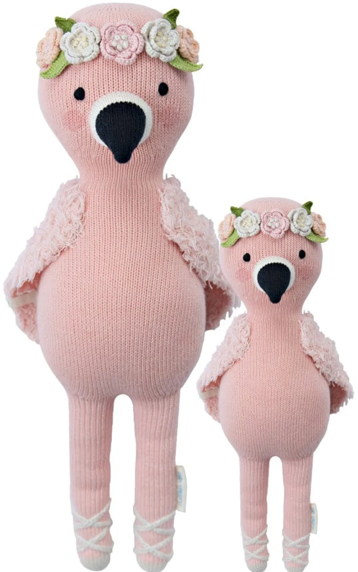 Cuddle+Kind Hand Knit Doll - Mini Penelope the Flamingo, 13"