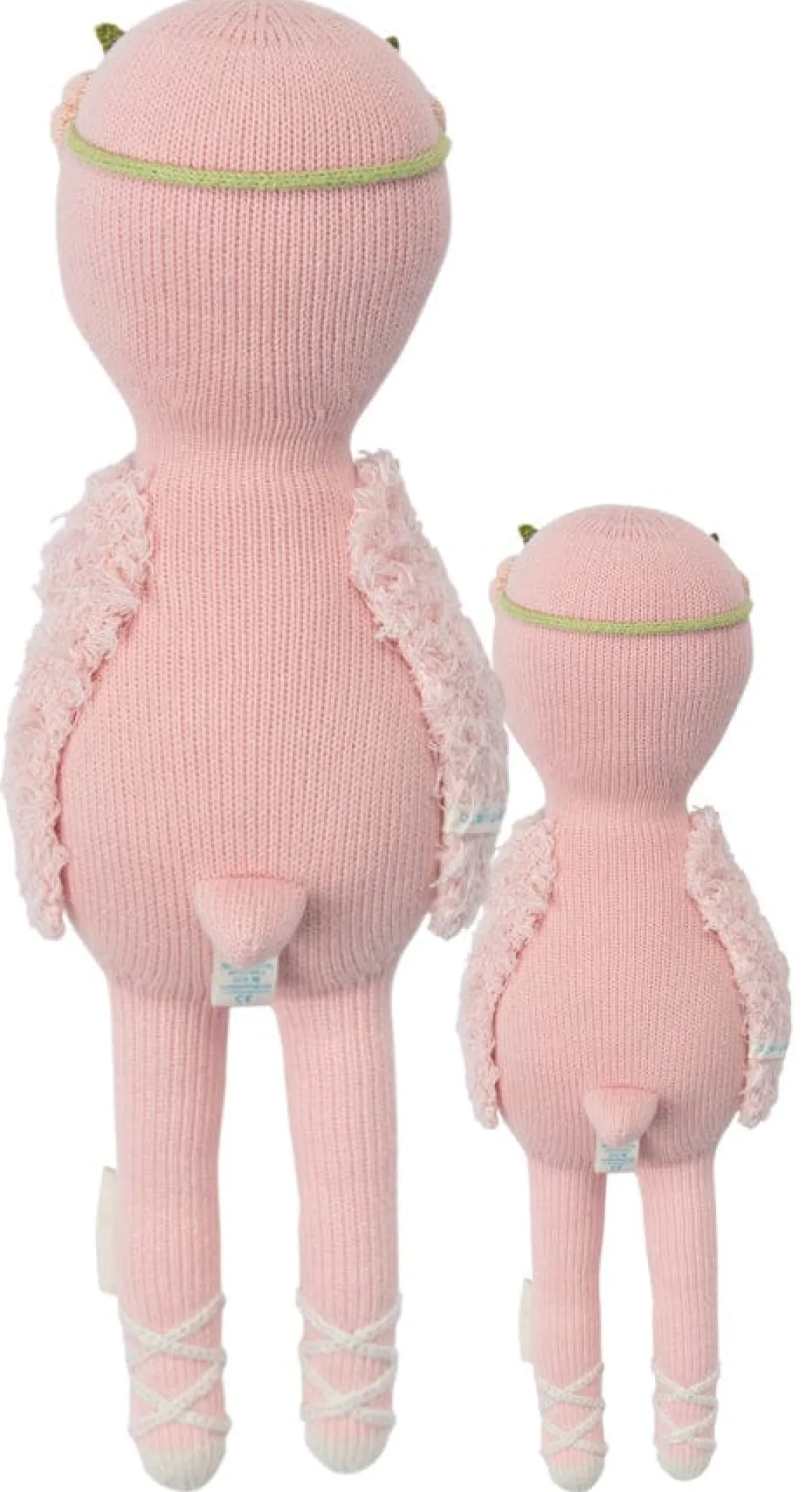 Cuddle+Kind Hand Knit Doll - Mini Penelope the Flamingo, 13"