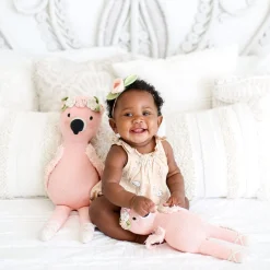 Cuddle+Kind Hand Knit Doll - Mini Penelope the Flamingo, 13