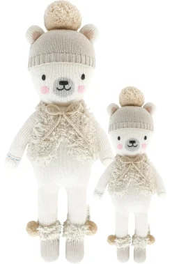 Cuddle+Kind Hand Knit Doll - Mini Stella the Polar Bear, 13