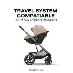 Cybex Aton G2 Infant Car Seat with Load Leg Base - Almond Beige