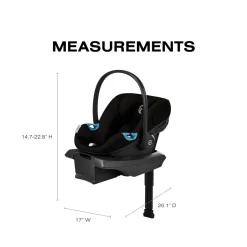 Cybex Aton G2 Infant Car Seat with Load Leg Base - Moon Black