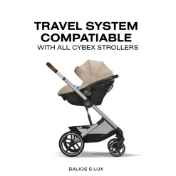 Cybex Aton G2 Swivel Infant Car Seat with Load Leg Base - Almond Beige