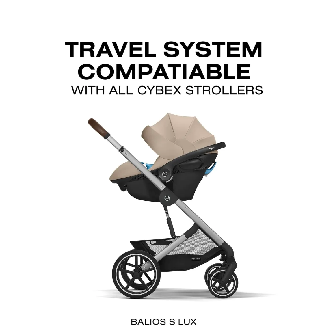 Cybex Aton G2 Swivel Infant Car Seat with Load Leg Base - Almond Beige